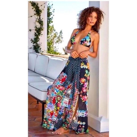 Johnny Was Womens Black Dreamer Hipster Bikini Swim Size XS/S - Picture 4 of 6